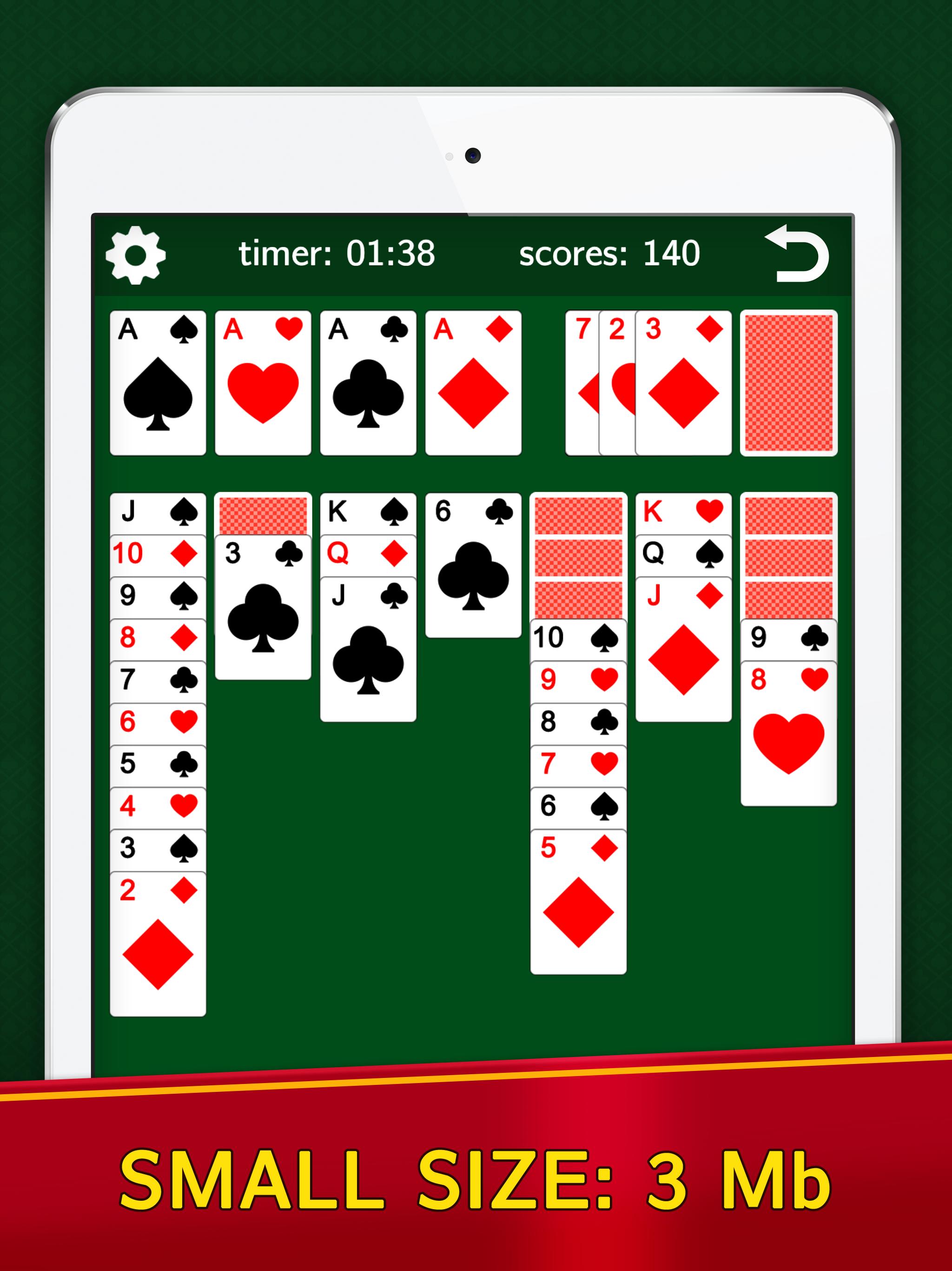 123 free solitaire runs slow